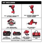 Kit de 4 Herramientas Inalámbricas M18 18V