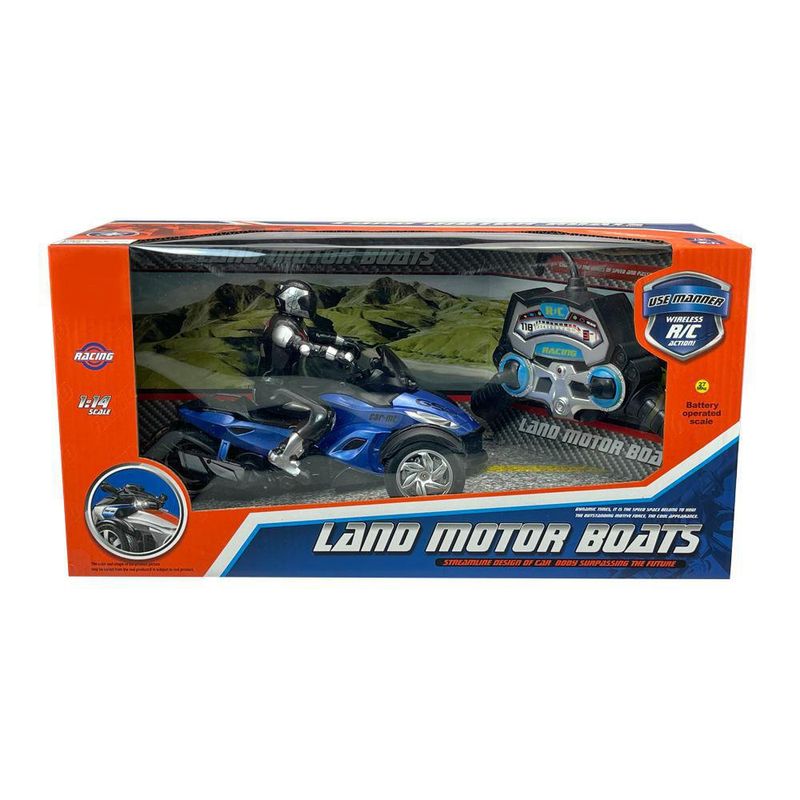 Moto A Control Remoto Azul - Koala Kids