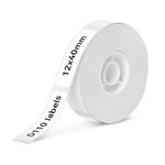 Etiquetas Térmicas Blancas para Etiquetadora 12x40 Mm