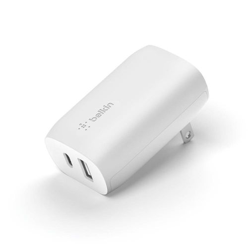 Cargador de Pared Dual con Cable USB-C a Lightning 37W
