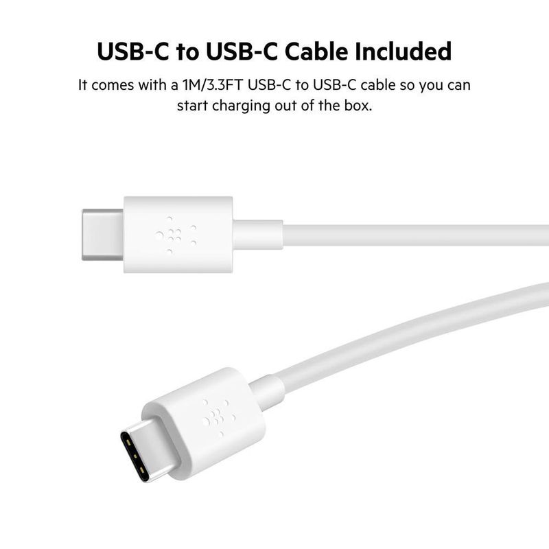 Cargador de Pared Dual con Cable USB-C a Lightning 37W