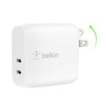 Cargador de Carga Rápida con 2 Puertos USB-C 20W