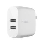 Cargador de Pared Belkin con 2 Puertos USB-A y Cable USB-C 24W