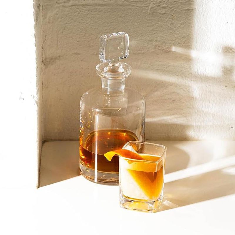 Vaso Whisky con Molde para Hielo