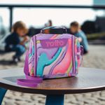 Lonchera Rosada Bicolor Resaltador Eco-Friendly