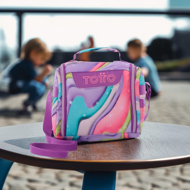 Lonchera Rosada Bicolor Resaltador Eco-Friendly