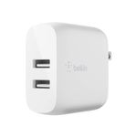 Cargador de Pared Doble USB-A con Cable Lightning a USB-A de 24W