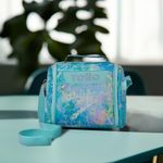 Lonchera Celeste y Blanco Resaltador