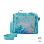 Lonchera Celeste y Blanco Resaltador