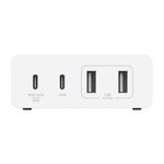 Cargador de Pared con 4 Puertos Color Blanco de 108 W