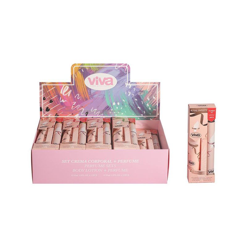 Set de Crema Corporal + Perfume Royal Sweety 35 Ml