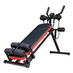 Banca de Abdominales Abs Slider 2 en 1 con Riel Deslizante Plegable