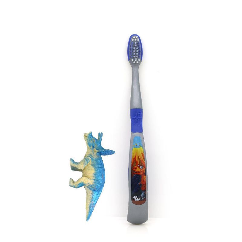 Depillo Dental Azul con Juguete Dinosaurio