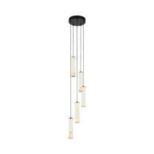 Lámpara de Colgar Diseño Mármol 5 Luces