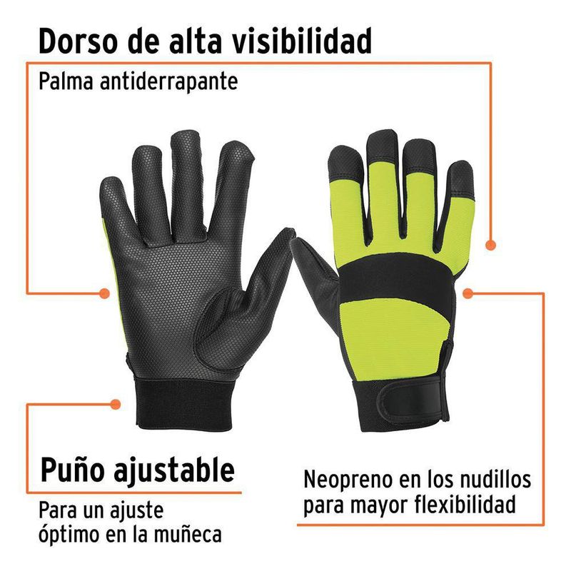 Guantes De Poliéster Negros Con Palma Recubierta Unitalla - Truper