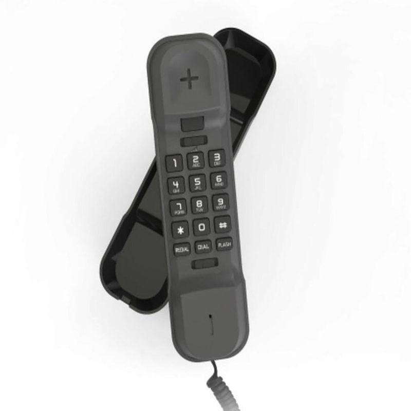 Teléfono con Identificador de Llamadas T16 Negro