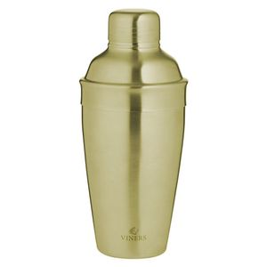 Coctelera de Acero Inoxidable Dorada 500 Ml