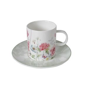 Set de Taza con Platillo Porcelana 90 Ml