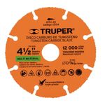Disco Multimaterial de Carburo de Tungsteno 4-1/2 Plg