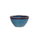 Bowl de Cerámica Estilo Elegante Azul Tornasol 5.9 Plg