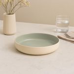 Plato Hondo Verde Oliva