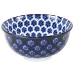 Set de 4 Bowls Diseño Flores Azules 4.5 Plg