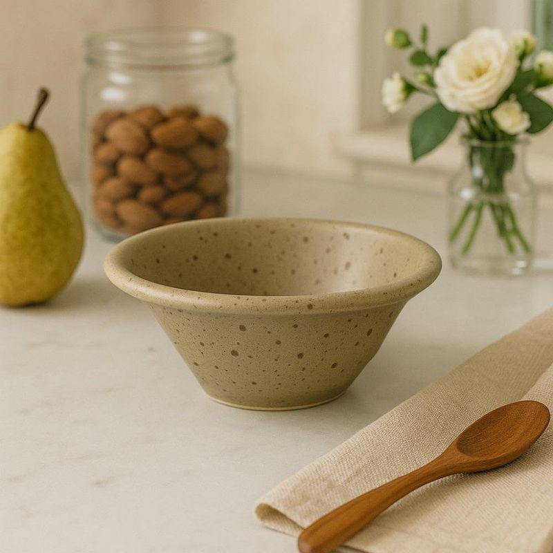 Plato Hondo Verde Mate