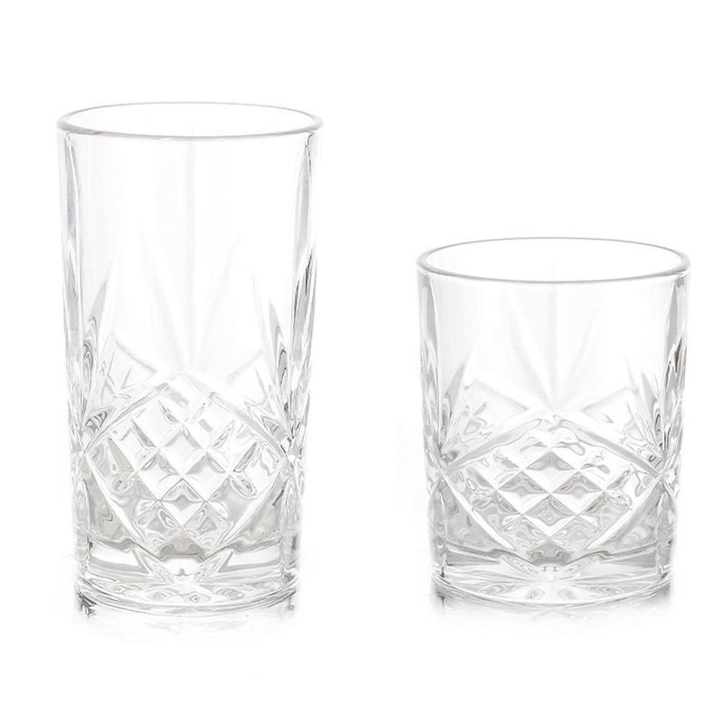 Set de 8 Vasos de Vidrio - Toscana