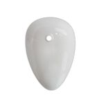 Lavamanos de Sobreponer Ovalado Asimétrico Blanco