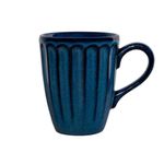 Taza de Cerámica Azul 13.5 Onz