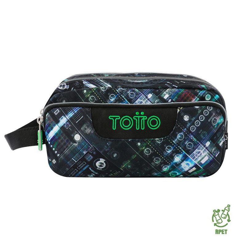 Estuche Multiuso Negro y Azul Agapec