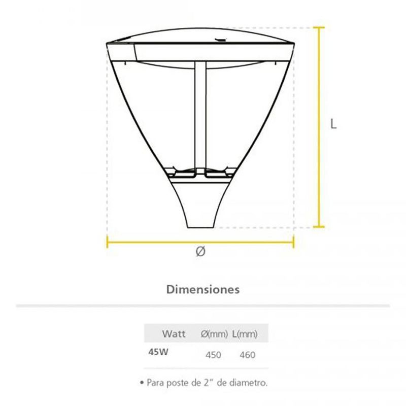 Luminaria Decorativa Spring Para Exterior - Sylvania