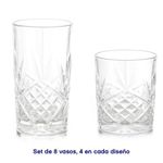 Set de 8 Vasos de Vidrio - Toscana