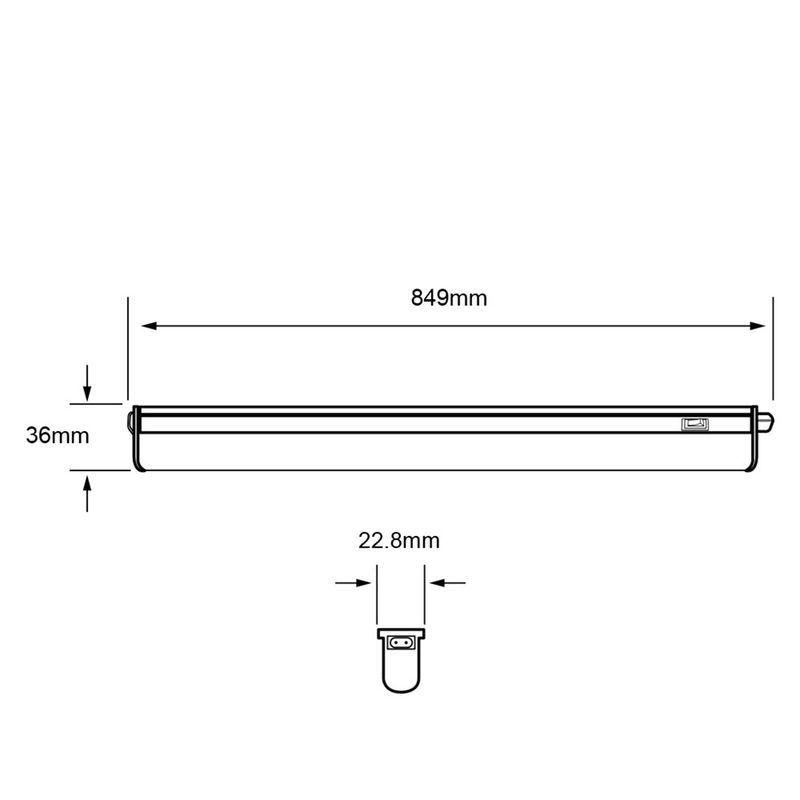 Lámpara Lineal Para Sobreponer De 14W - Tecnolite