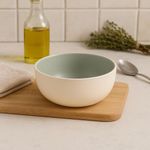 Plato Hondo Verde Oliva