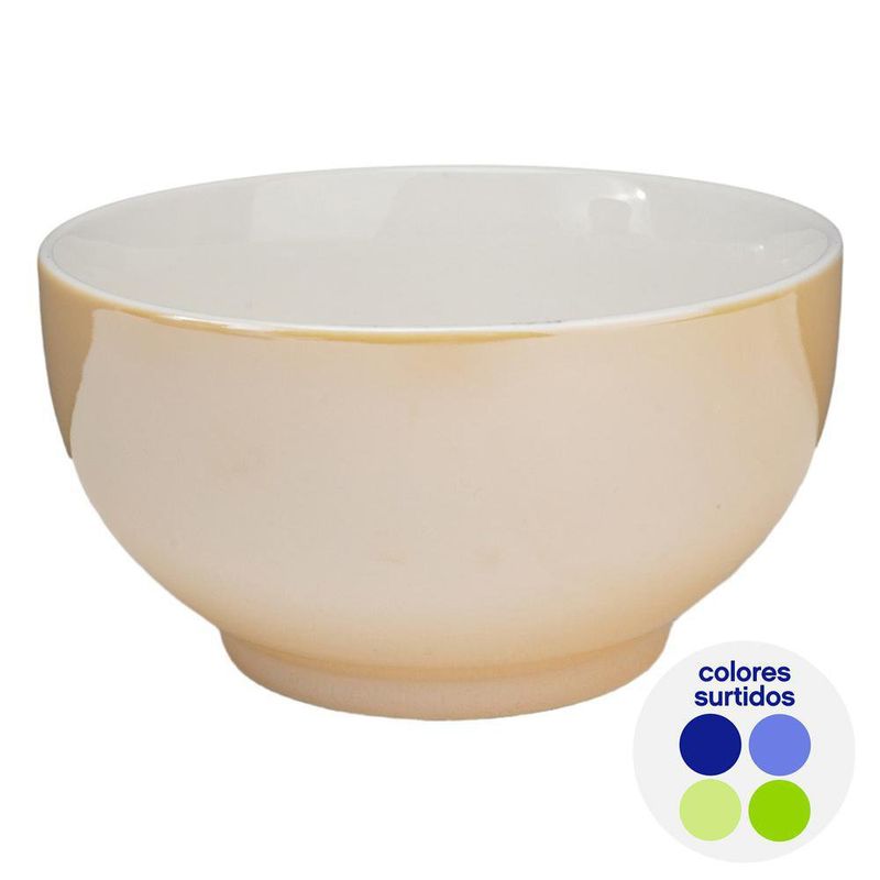 Tazón Tornasol de 20.2 Oz Colores Surtidos