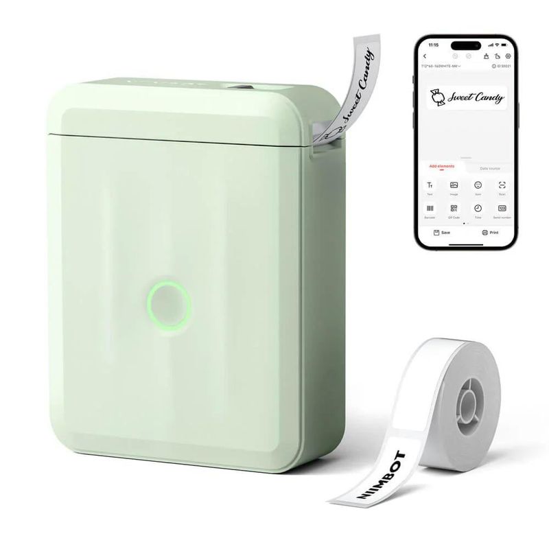 Etiquetadora Bluetooth Portátil Niimbot D110 Verde