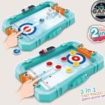 Juego de Curling y Bolos 2 en 1 para Niños