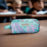 Estuche Multiuso Diseño Hojas Multicolor