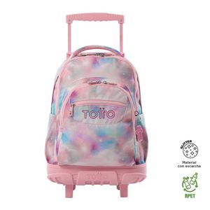 Mochila Ruedas Porta PC Palo Rosa