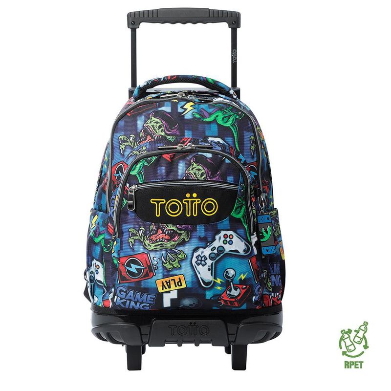 Mochila Ruedas Porta PC Diseño Gaming