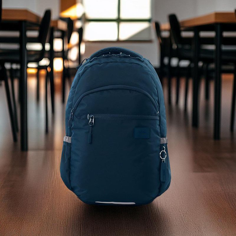 Mochila Azul Eco Friendly Porta PC