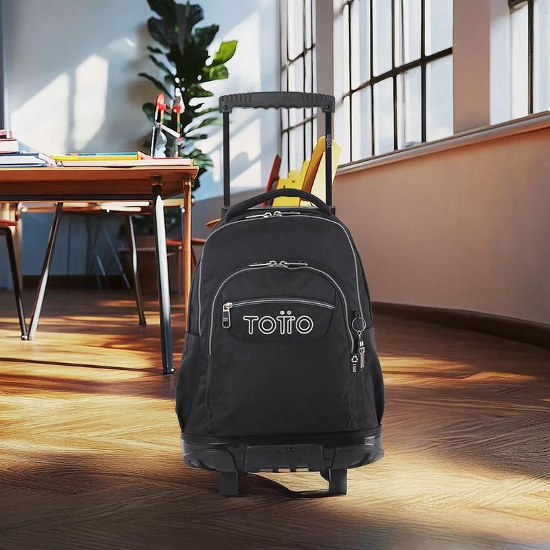 Mochila Ruedas Negra Porta PC 15.4"