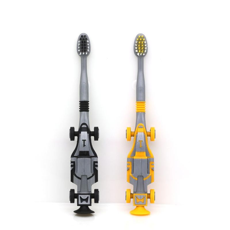 Set 2 Cepillos Dentales Infantil Diseño Autos con Juguete