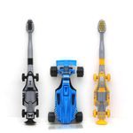 Set 2 Cepillos Dentales Infantil Diseño Autos con Juguete