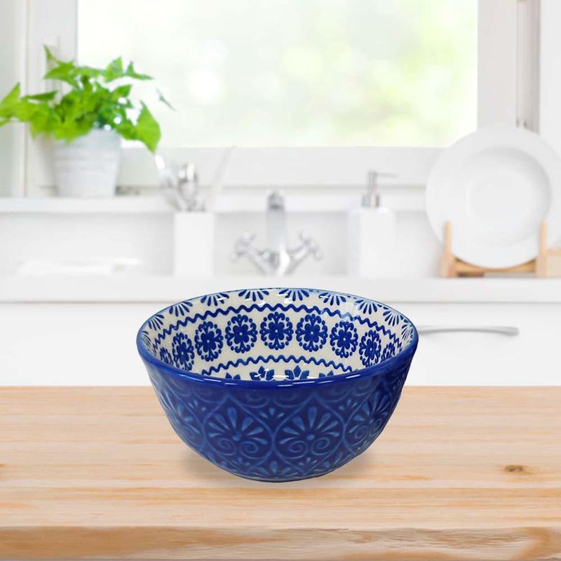 Bowl Cerámico con Relieves Diseños Surtidos