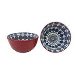 Bowl Cerámico con Relieves Diseños Surtidos