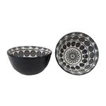 Bowl Cerámico con Relieves Diseños Surtidos