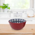 Bowl Cerámico con Relieves Diseños Surtidos