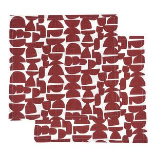 Set 2 de Individuales Burgundy Arto